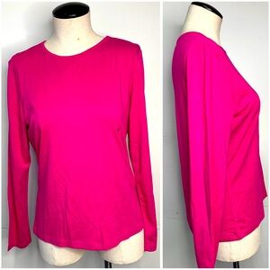 Women’s Pink Long Sleeve Shirt Medium by Petite Sophisticate